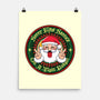 Santa's On A Tight Budget-None-Matte-Poster-Whimsical Thinker