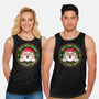 Santa's On A Tight Budget-Unisex-Basic-Tank-Whimsical Thinker