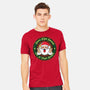 Santa's On A Tight Budget-Mens-Heavyweight-Tee-Whimsical Thinker