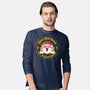 Santa's On A Tight Budget-Mens-Long Sleeved-Tee-Whimsical Thinker