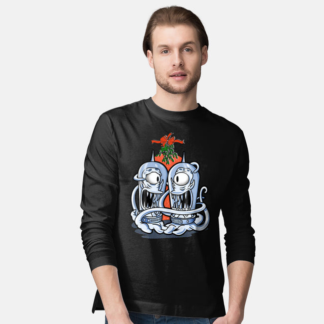 Under The Mistletoe-Mens-Long Sleeved-Tee-palmstreet