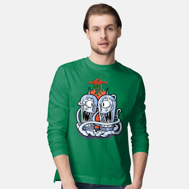 Under The Mistletoe-Mens-Long Sleeved-Tee-palmstreet