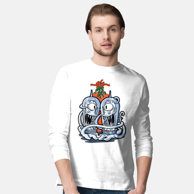 Under The Mistletoe-Mens-Long Sleeved-Tee-palmstreet