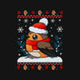 Merry Robin-Womens-V-Neck-Tee-Vallina84