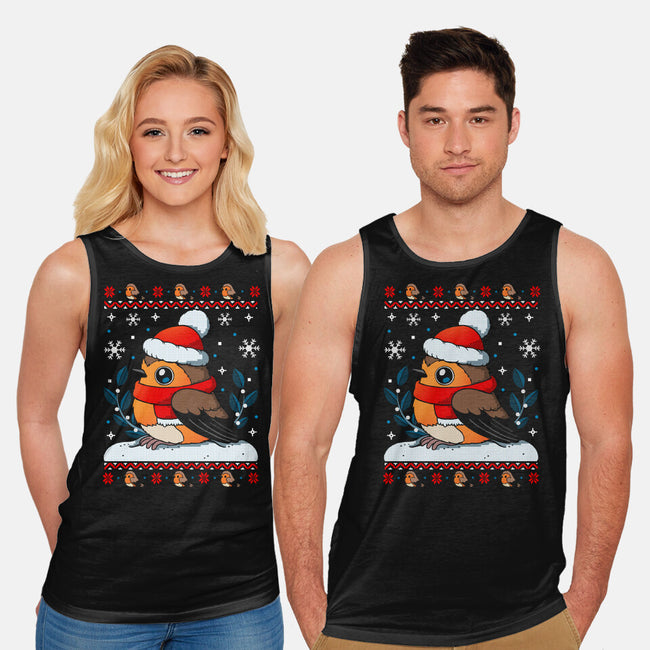 Merry Robin-Unisex-Basic-Tank-Vallina84