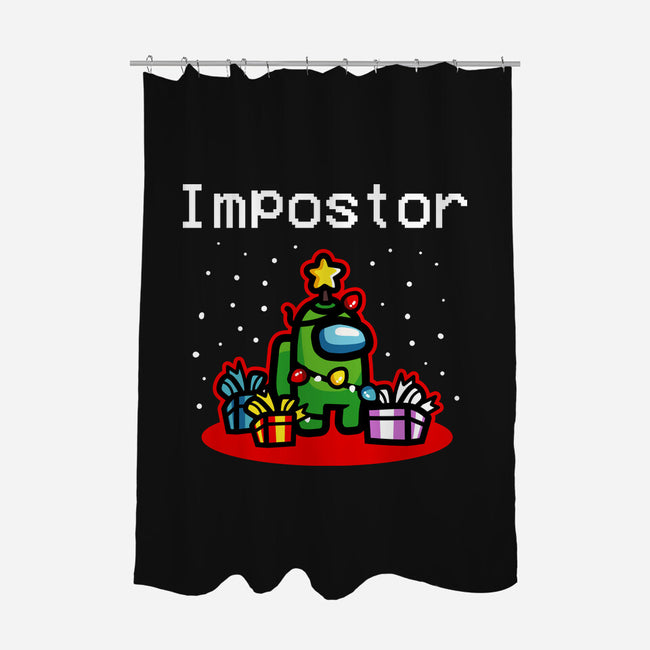 Christmas Sus-None-Polyester-Shower Curtain-demonigote