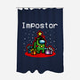 Christmas Sus-None-Polyester-Shower Curtain-demonigote