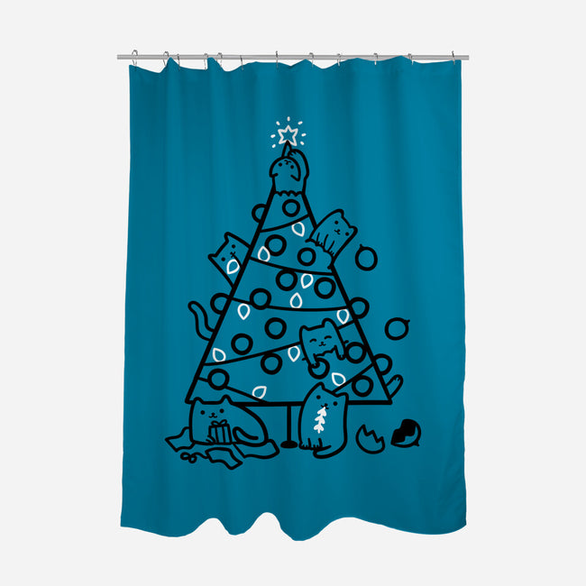 Meowy Decoration-None-Polyester-Shower Curtain-demonigote