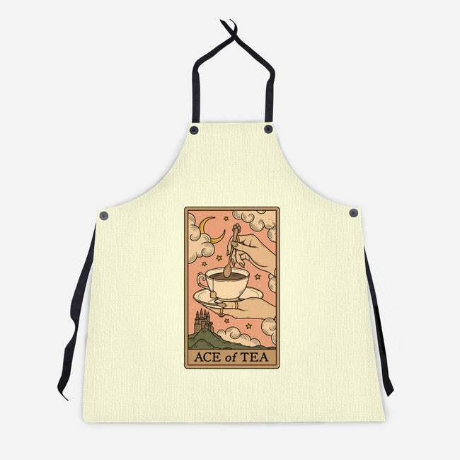 Ace Of Tea-Unisex-Kitchen-Apron-Thiago Correa