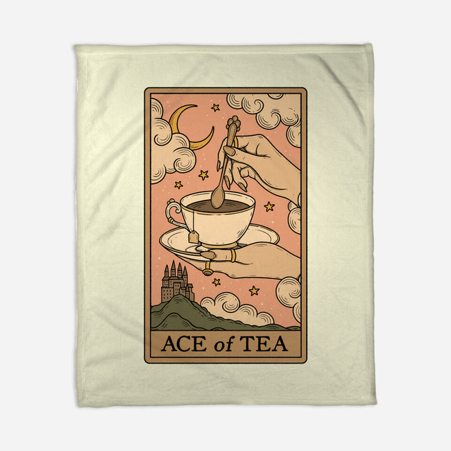 Ace Of Tea-None-Fleece-Blanket-Thiago Correa