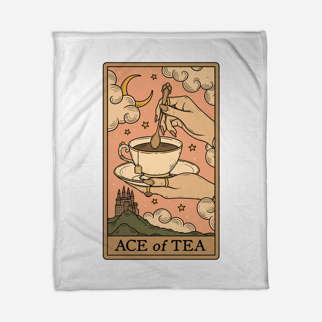 Ace Of Tea-None-Fleece-Blanket-Thiago Correa