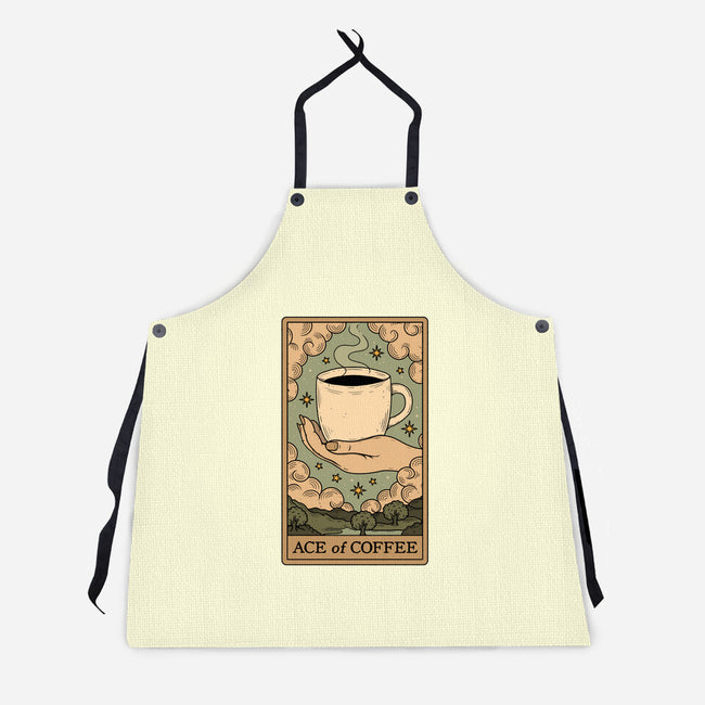 Ace Of Coffee-Unisex-Kitchen-Apron-Thiago Correa