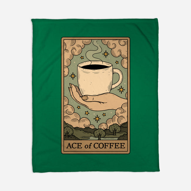 Ace Of Coffee-None-Fleece-Blanket-Thiago Correa