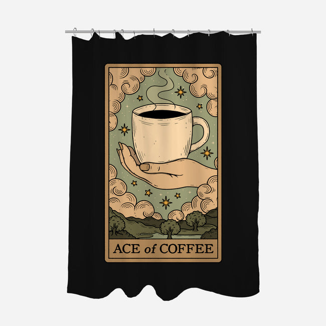 Ace Of Coffee-None-Polyester-Shower Curtain-Thiago Correa