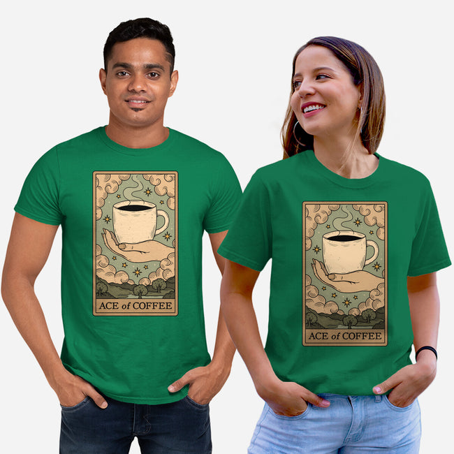 Ace Of Coffee-Unisex-Basic-Tee-Thiago Correa