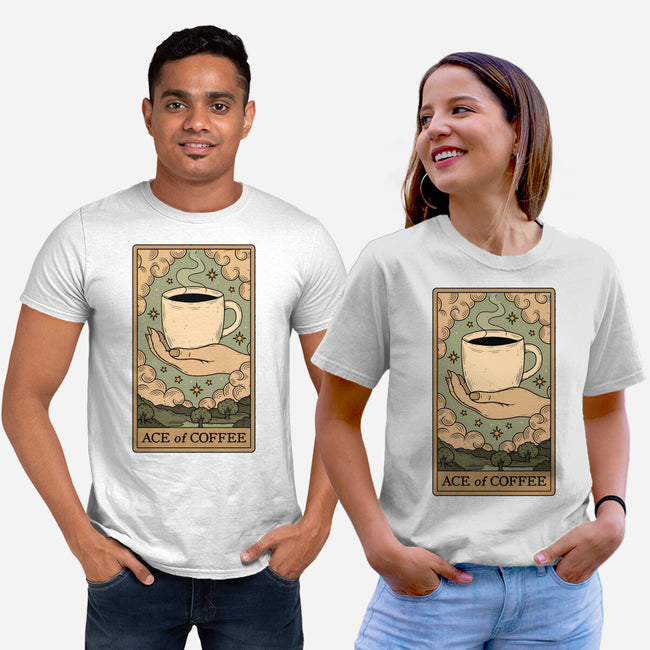 Ace Of Coffee-Unisex-Basic-Tee-Thiago Correa