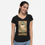 Ace Of Coffee-Womens-V-Neck-Tee-Thiago Correa