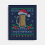 Beery Ugly Xmas-None-Stretched-Canvas-Getsousa!