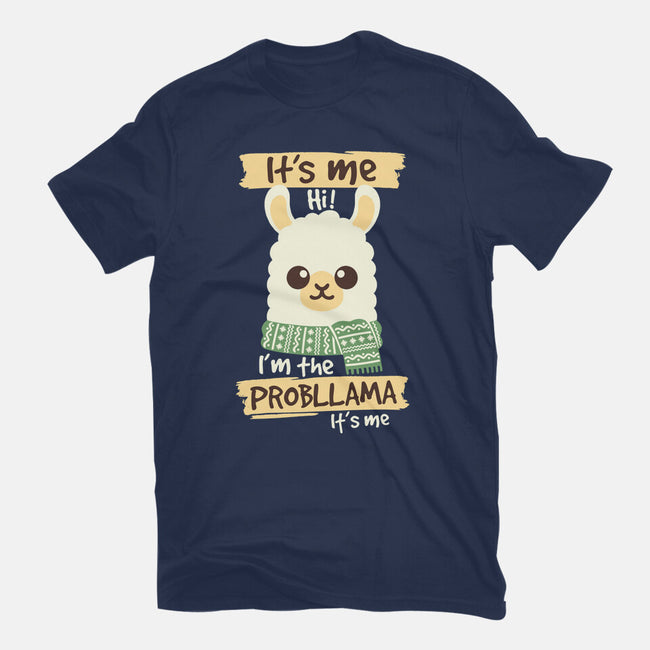 I'm The Probllama-Unisex-Basic-Tee-NemiMakeit