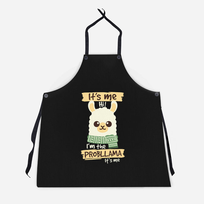 I'm The Probllama-Unisex-Kitchen-Apron-NemiMakeit