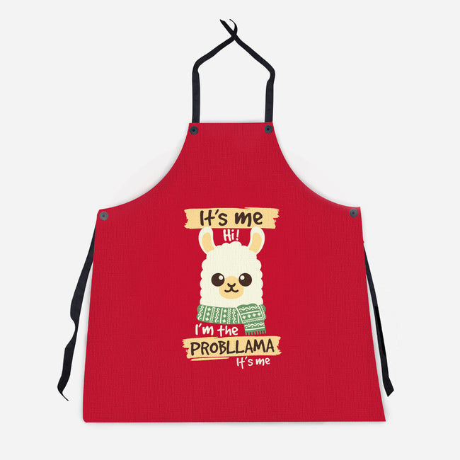 I'm The Probllama-Unisex-Kitchen-Apron-NemiMakeit