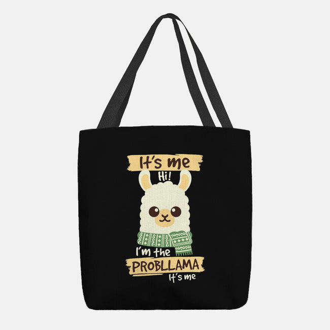 I'm The Probllama-None-Basic Tote-Bag-NemiMakeit