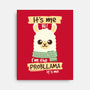 I'm The Probllama-None-Stretched-Canvas-NemiMakeit