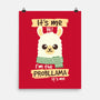 I'm The Probllama-None-Matte-Poster-NemiMakeit