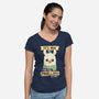 I'm The Probllama-Womens-V-Neck-Tee-NemiMakeit