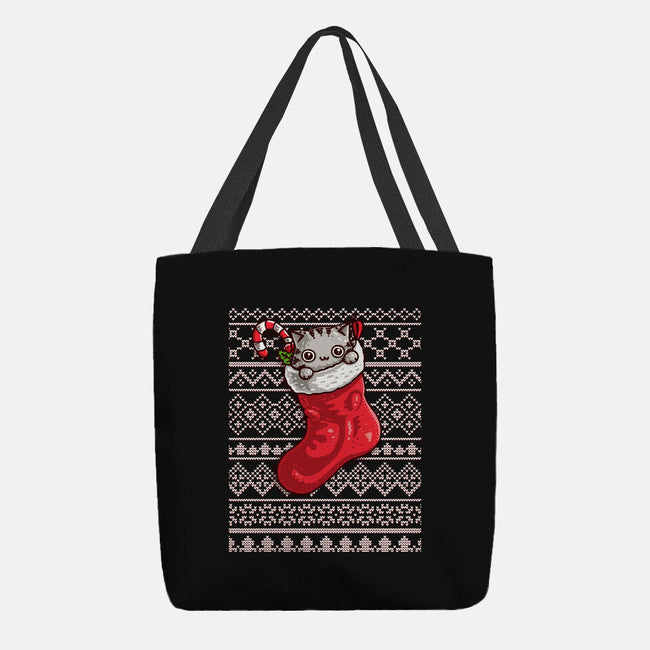 Adorable Ugly Sweater-None-Basic Tote-Bag-Wenceslao A Romero