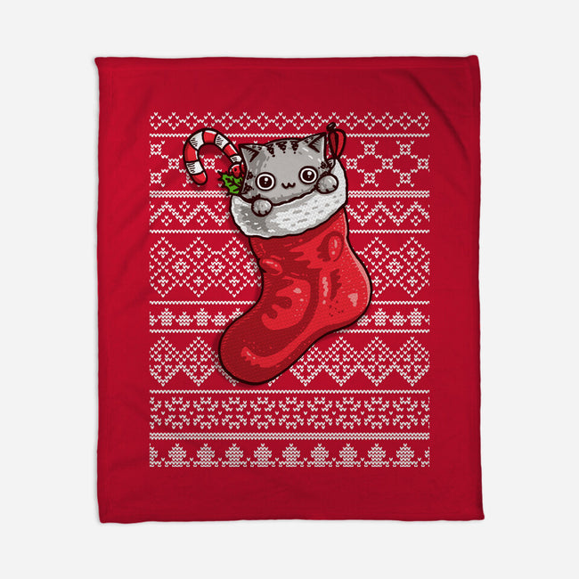 Adorable Ugly Sweater-None-Fleece-Blanket-Wenceslao A Romero