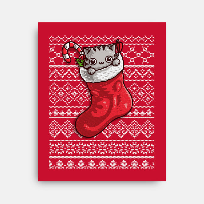 Adorable Ugly Sweater-None-Stretched-Canvas-Wenceslao A Romero