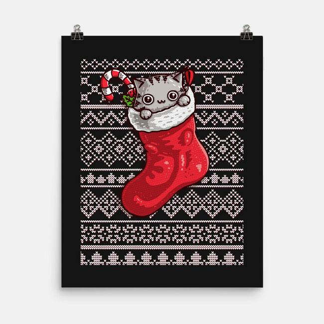 Adorable Ugly Sweater-None-Matte-Poster-Wenceslao A Romero