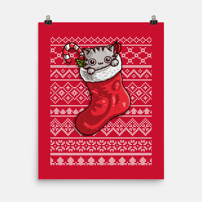 Adorable Ugly Sweater-None-Matte-Poster-Wenceslao A Romero