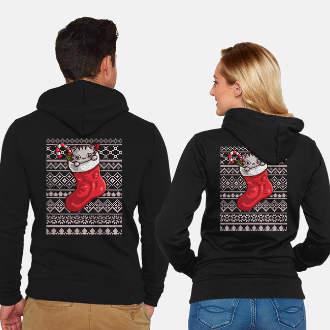 Adorable Ugly Sweater-Unisex-Zip-Up-Sweatshirt-Wenceslao A Romero