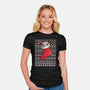 Adorable Ugly Sweater-Womens-Fitted-Tee-Wenceslao A Romero