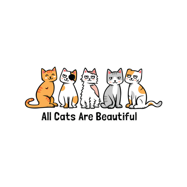 All Cats Are Beautiful-Womens-Fitted-Tee-anarist