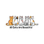 All Cats Are Beautiful-Womens-Fitted-Tee-anarist