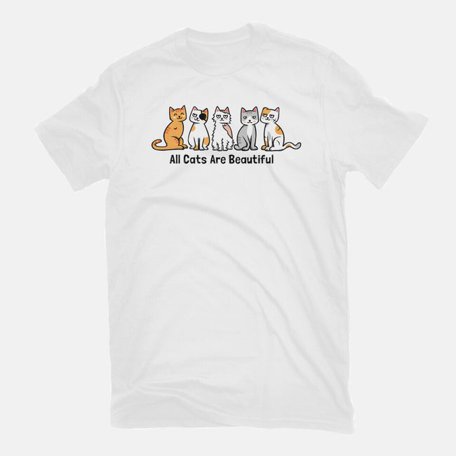 All Cats Are Beautiful-Womens-Basic-Tee-anarist