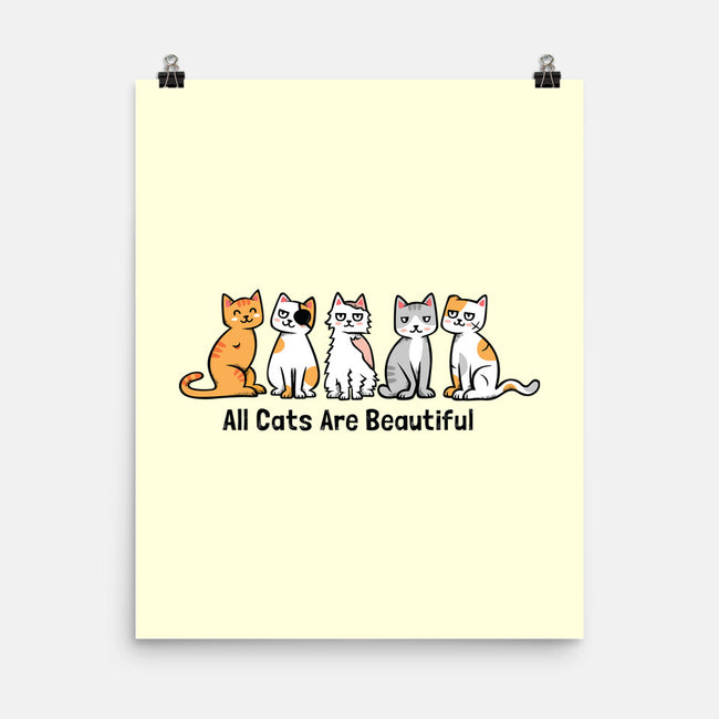 All Cats Are Beautiful-None-Matte-Poster-anarist