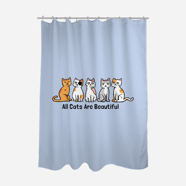 All Cats Are Beautiful-None-Polyester-Shower Curtain-anarist