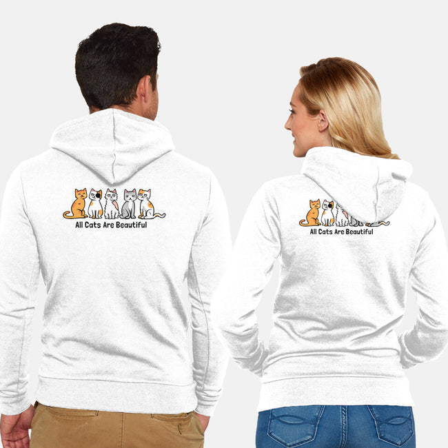 All Cats Are Beautiful-Unisex-Zip-Up-Sweatshirt-anarist