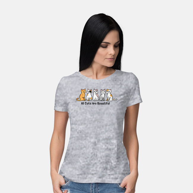 All Cats Are Beautiful-Womens-Basic-Tee-anarist