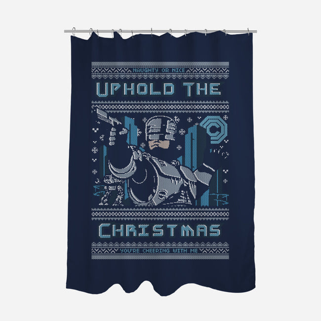 A Very Lawful Christmas-None-Polyester-Shower Curtain-Arinesart