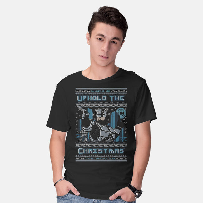 A Very Lawful Christmas-Mens-Basic-Tee-Arinesart