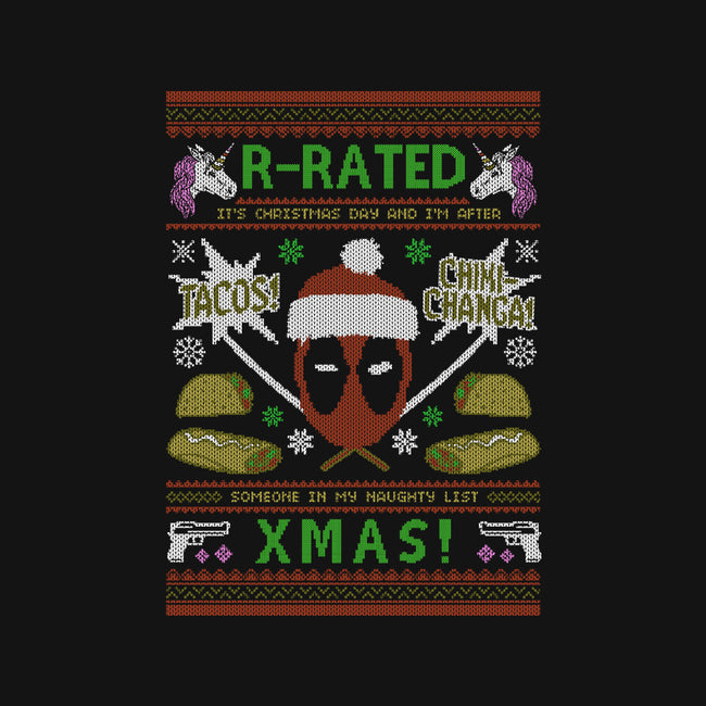 R-Rated Christmas-Baby-Basic-Onesie-Arinesart