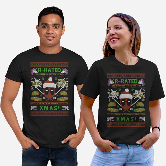 R-Rated Christmas-Unisex-Basic-Tee-Arinesart