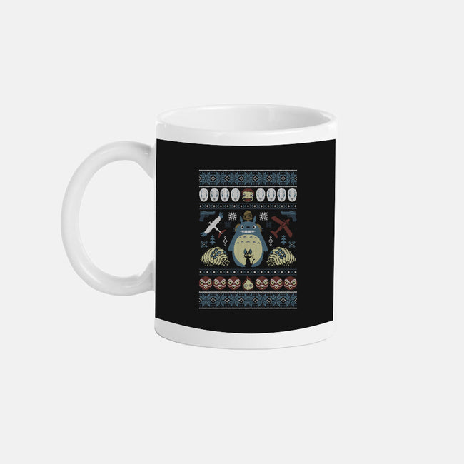 A Very Ghibli Christmas-None-Mug-Drinkware-Arinesart