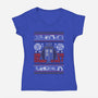 A Timey Wimey Christmas-Womens-V-Neck-Tee-Arinesart