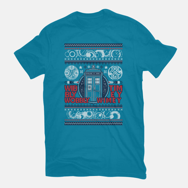 A Timey Wimey Christmas-Womens-Basic-Tee-Arinesart